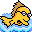 Folder Frink fish in water Icon